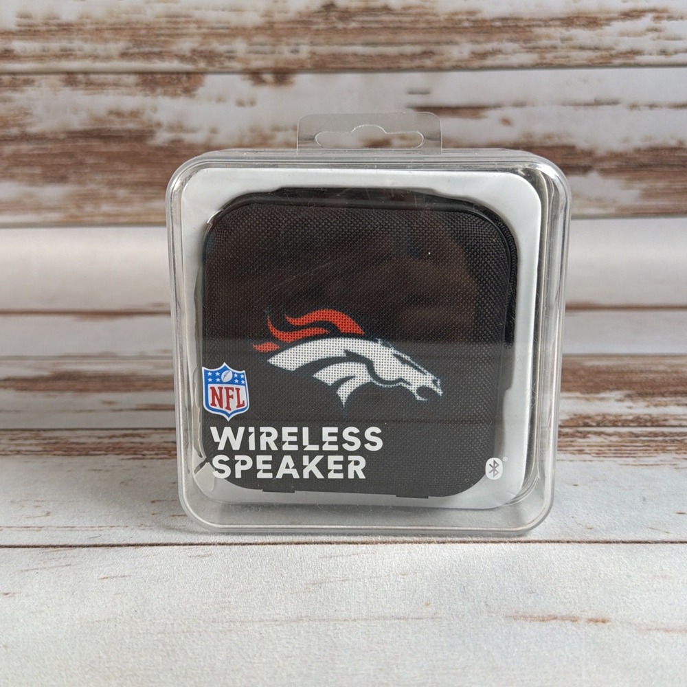 Soar NFL Denver Broncos Shockbox LED Wireless Bluetooth Speaker